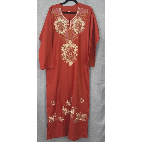 Unbranded Dresses & Skirts - Kashmiri Pheran Embroidered Gown Size Medium Cotton Material